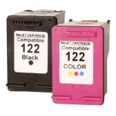 Par De Cartucho De Tinta 122 Preto + Color 2050 3050 1000