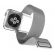 Pulseira Milanese Aço Inoxídavel Para Apple Watch 1 2 3 4 5 - Prata