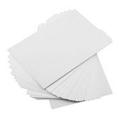 300 Papel Foto Glossy Auto Adesivo 115g A4 Á Prova Dagua - Branco