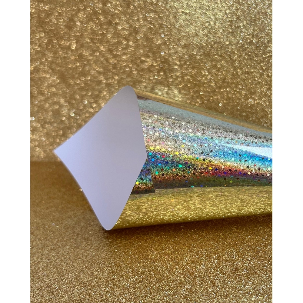 40 Folhas de Papel A4 Laminado Lamicote Holográfico 180 Gramas - HM 109