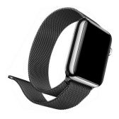 Pulseira Milanese Aço Inoxídavel Para Apple Watch 1 2 3 4 5 - Cinza Espacial