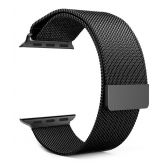 Pulseira Milanese Aço Inoxídavel Para Apple Watch 1 2 3 4 5 - Preto